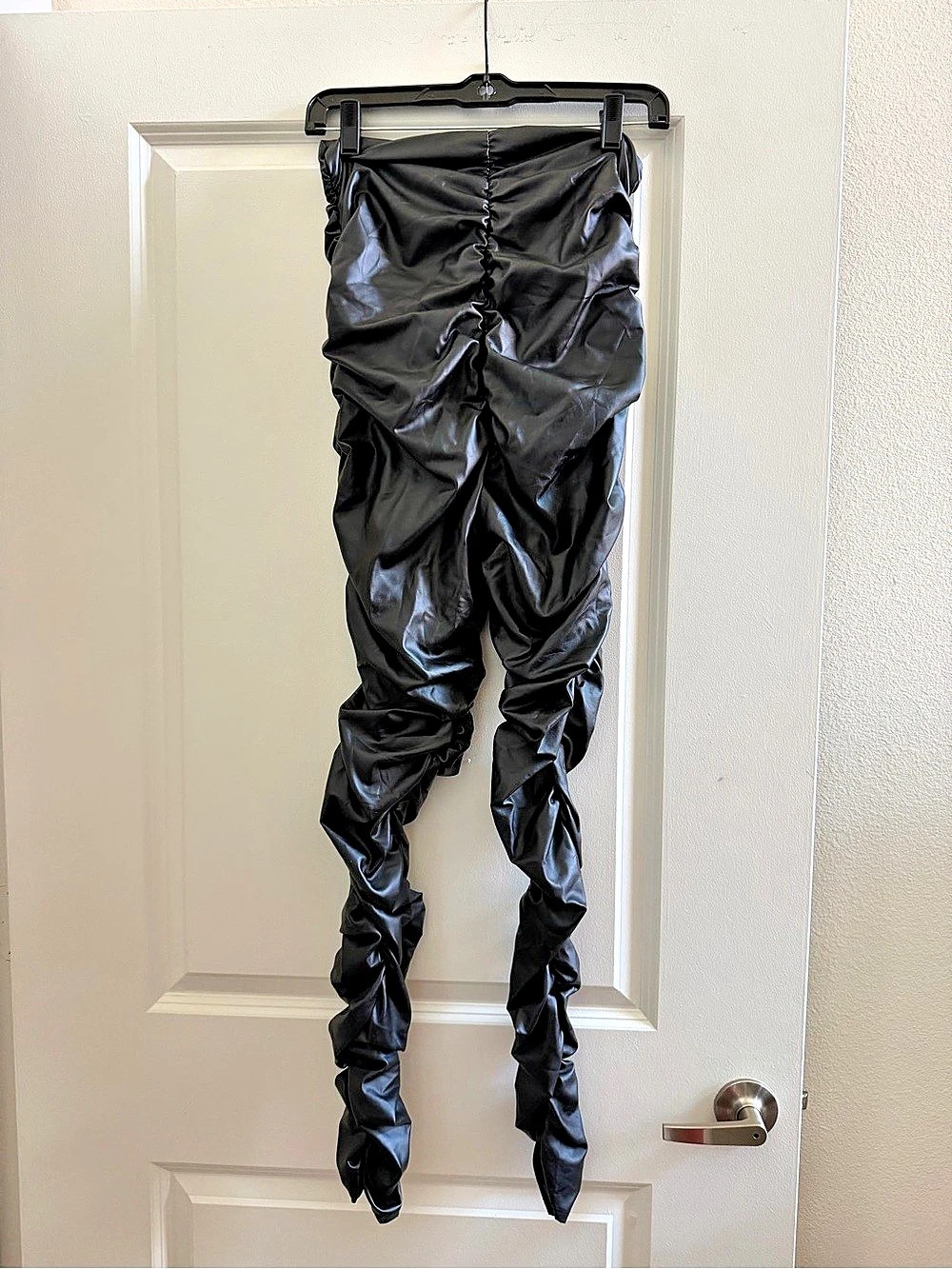 Fashion Nova Ride Or Die Chick Ruched Leggings Black Large